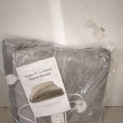 SUPER POLAR GREY FLEECE 160 X 120 CM BLANKET (GREY)