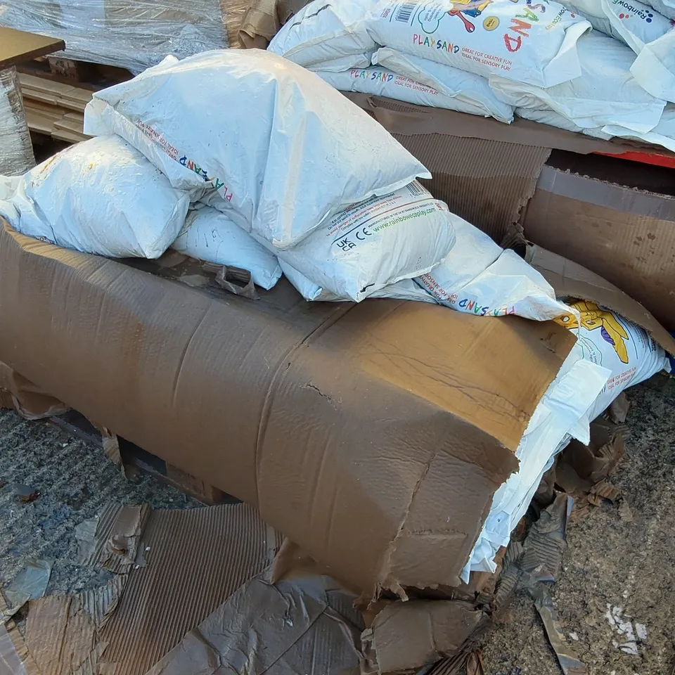 PALLET TO CONTAIN A LARGE QUANTITY OF PLAY SAND BAGS