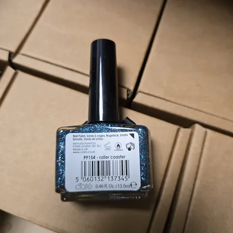 CIATÉ LONDON NAIL POLISH – ROLLER COASTER (GLITTER BLUE), 13.5 ML