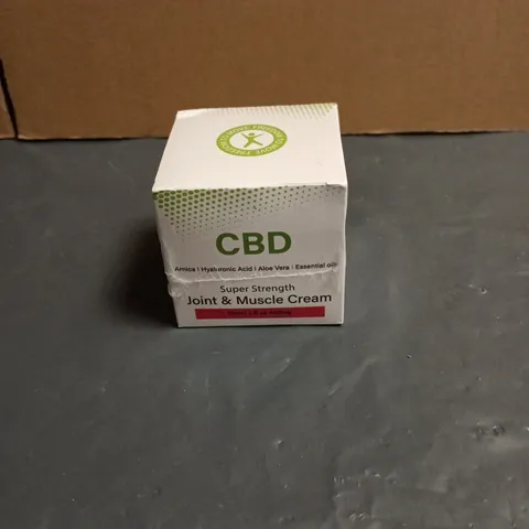 CBD SUPER STRENGTH JOINT AND MUSCLE CREAM 60ML BOXED