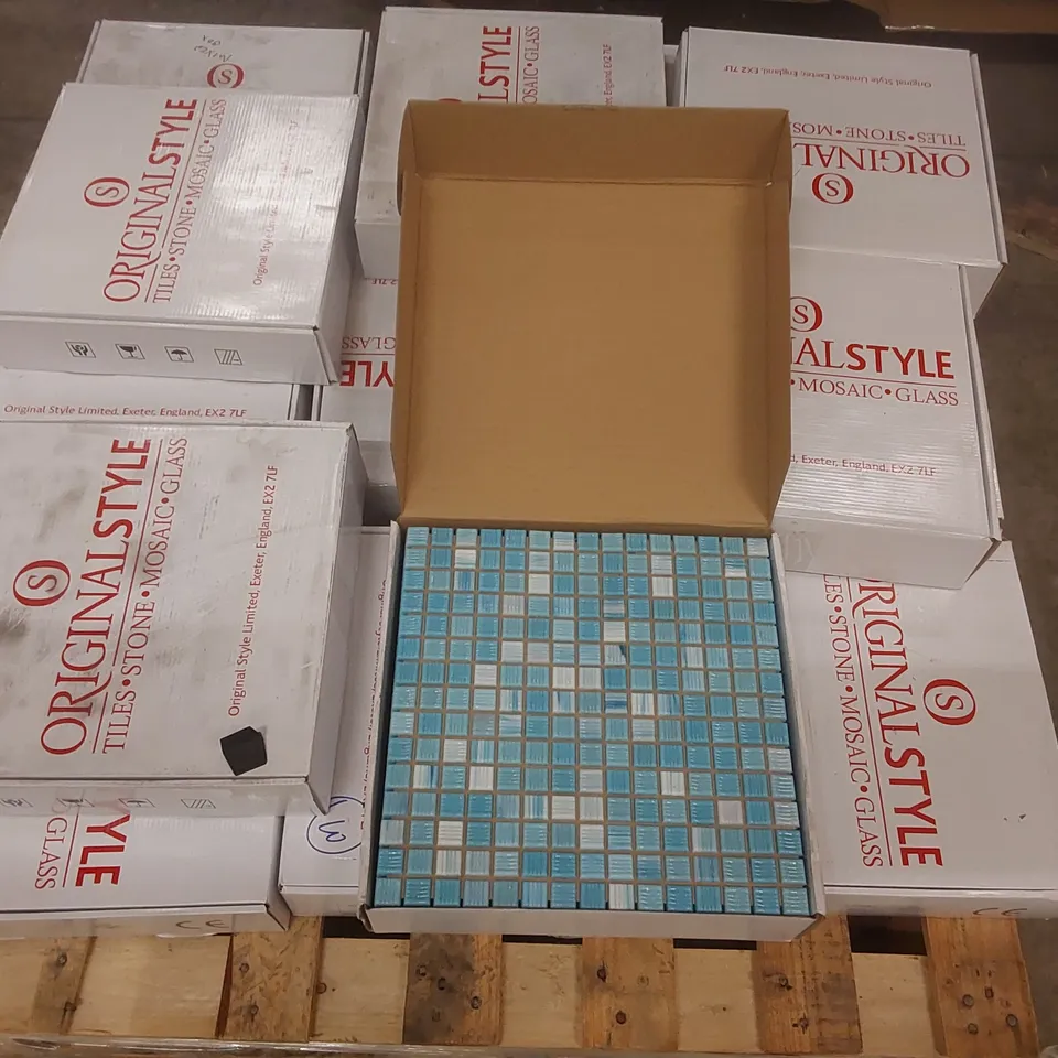 PALLET CONTAINING APPROXIMATELY 300x BRAND NEW MOSAIC TILES