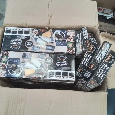 BOX CONTAINING APPROXIMATELY 25 BRAND NEW TAPAS EASEL SETS