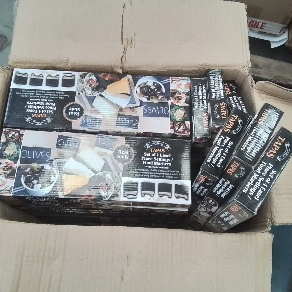 BOX CONTAINING APPROXIMATELY 25 BRAND NEW TAPAS EASEL SETS