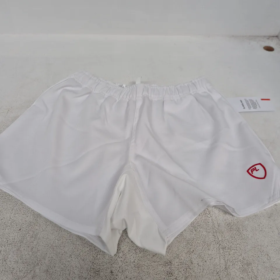 RADLEY COLLEGE WHITE RUGBY SHORTS – SIZE M