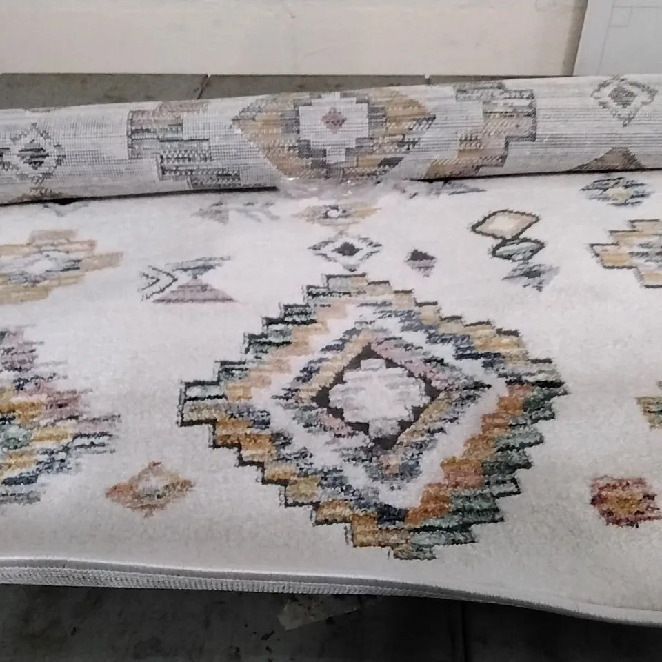 BRAND NEW PACO HOME HARNUBA MULTICOLOURED CARPET - 80X150CM