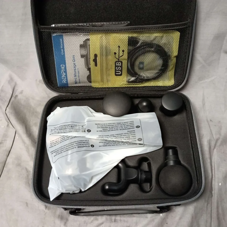RENPHO R3 MINI MASSAGE GUN – BOXED WITH GREY CARRY CASE