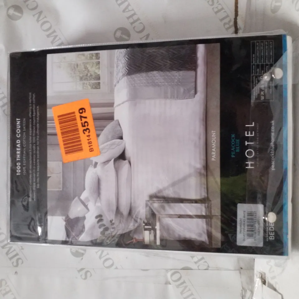 BRAND NEW SEALED PARAMOUNT EGYPTIAN COTTON DUVET COVER KINGSIZE 
