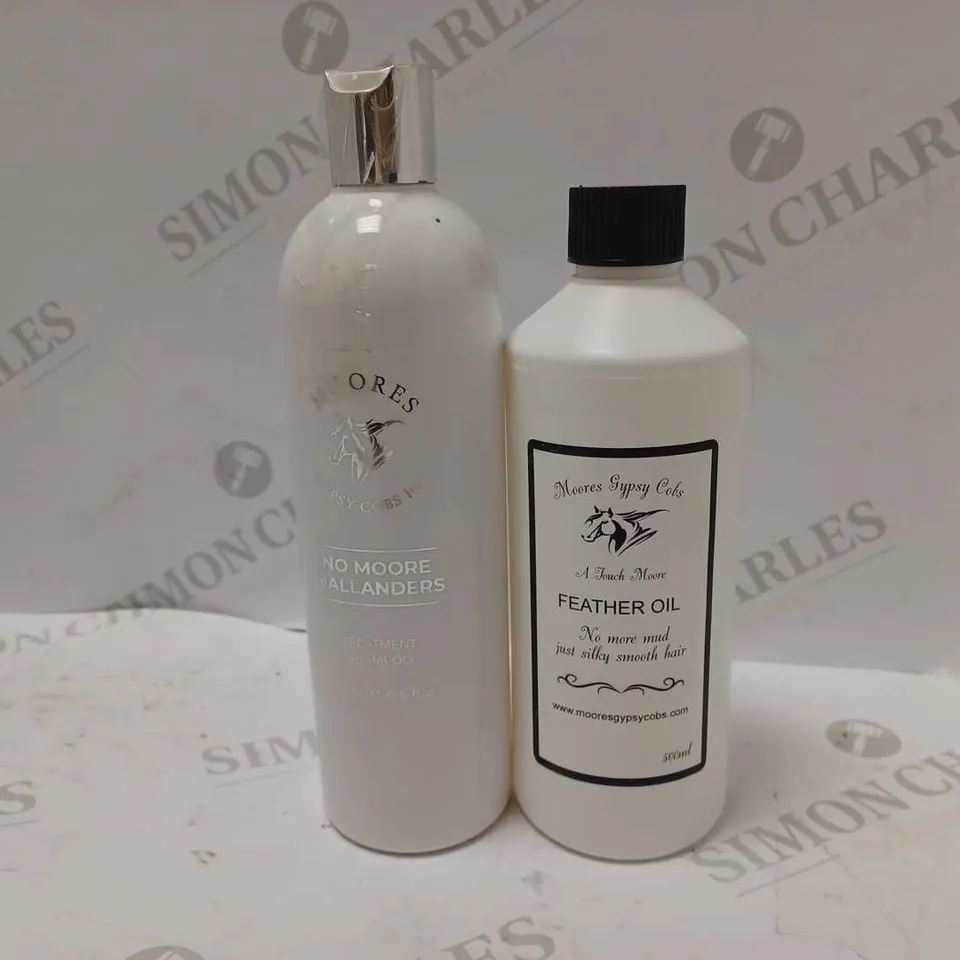 MOORES GYPSY COBS DUO (FEATHER OIL & TREATMENT SHAMPOO)