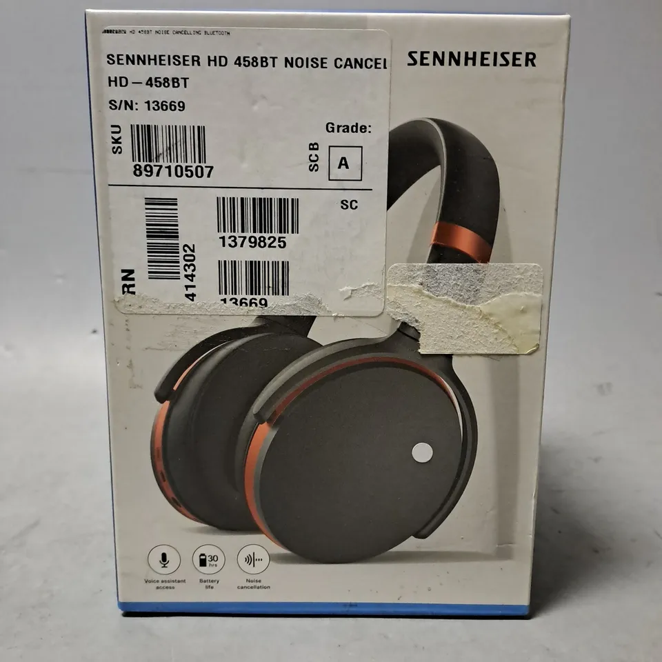 BOXED SENNHEISER HD 458BT NOISE HEADPHONES