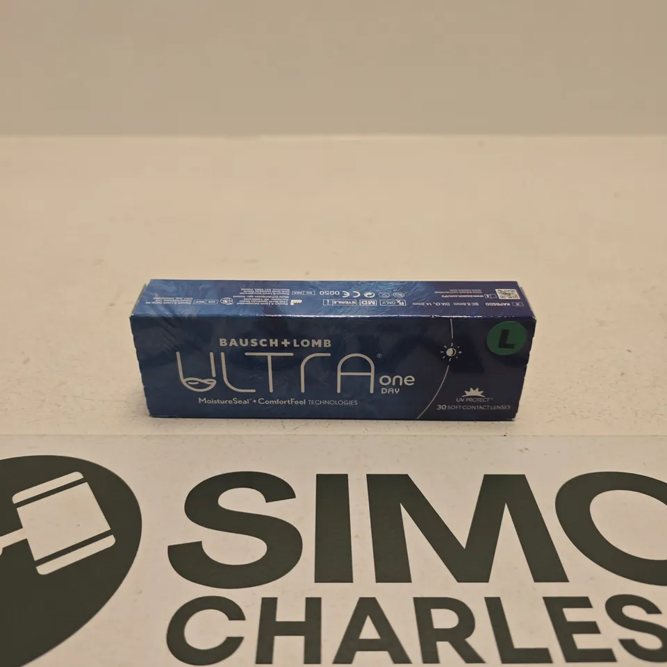 BAUSCH + LOMB ULTRA ONE DAY CONTACT LENSES – 30 PACK (BOXED)