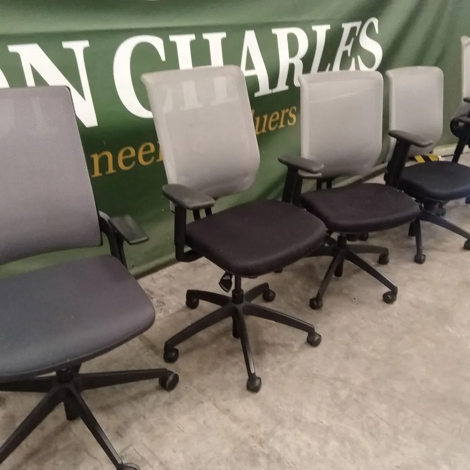 10 x ASSORTED SWIVEL OFFICE CHAIRS