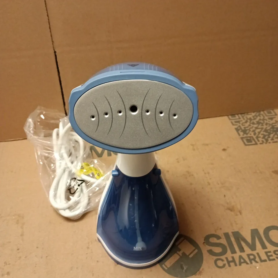 BEAUTURAL HANDHELD GARMENT STEAMER – BLUE/WHITE