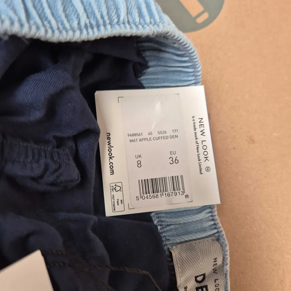 NEW LOOK MATERNITY DENIM – LIGHT BLUE JEANS, UK 8
