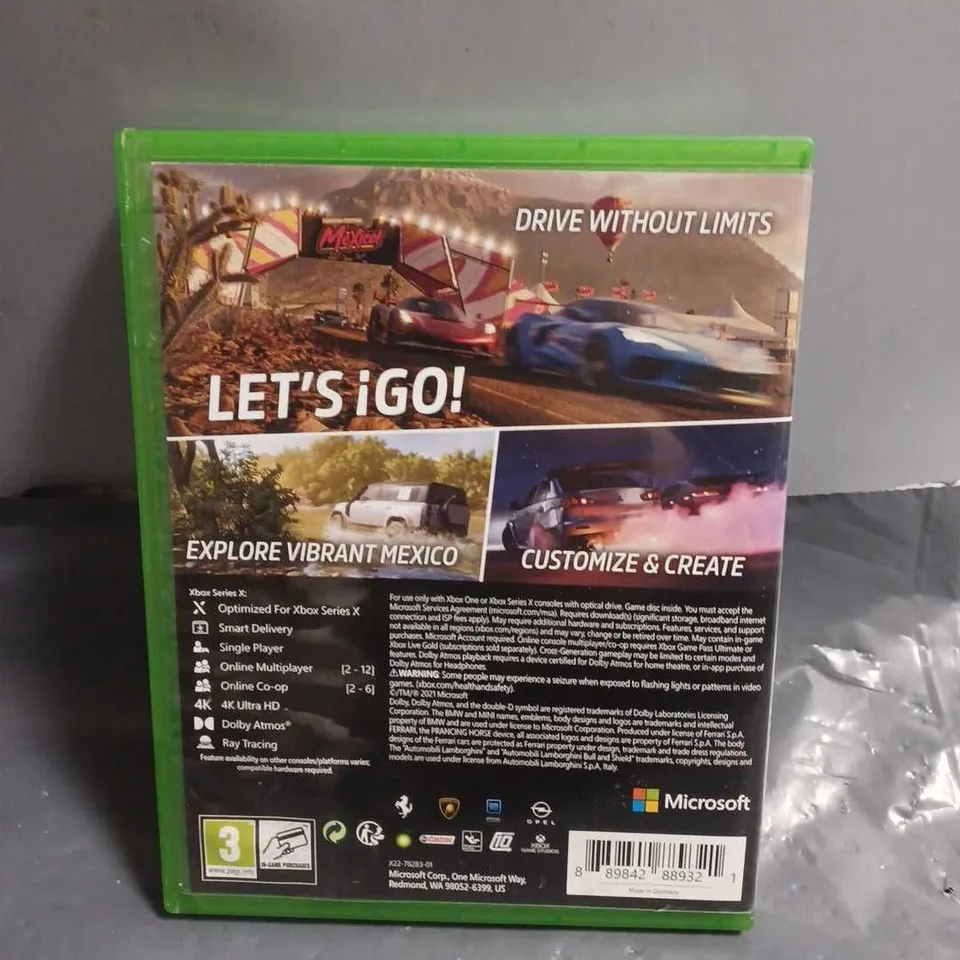 XBOX SERIES X FORZA HORIZON 5 