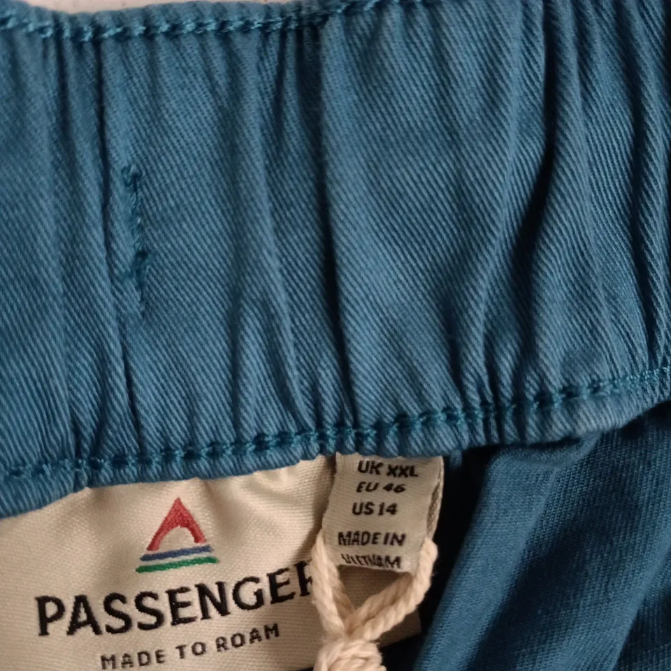 PASSENGER SHORTS – TEAL, UK XXL (EU 46, US 14) MADE IN VIETNAM