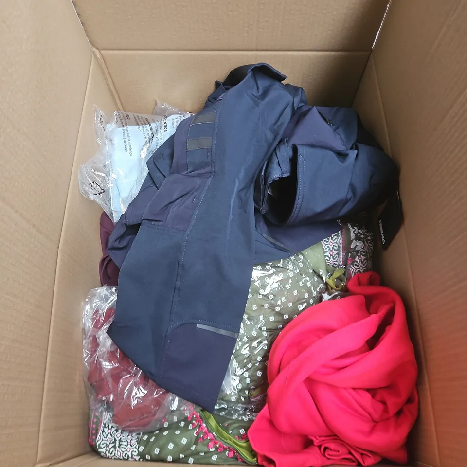 APPROXIMATELY 25 ASSORTED CLOTHING AND FASHION PRODUCTS IN VARIOUS STYLES AND SIZES - COLLECTION ONLY