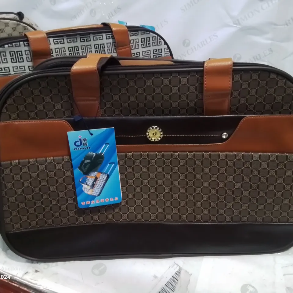 SELECTION OF 4 STYLISH TRAVEL BAGS ON WHEELS