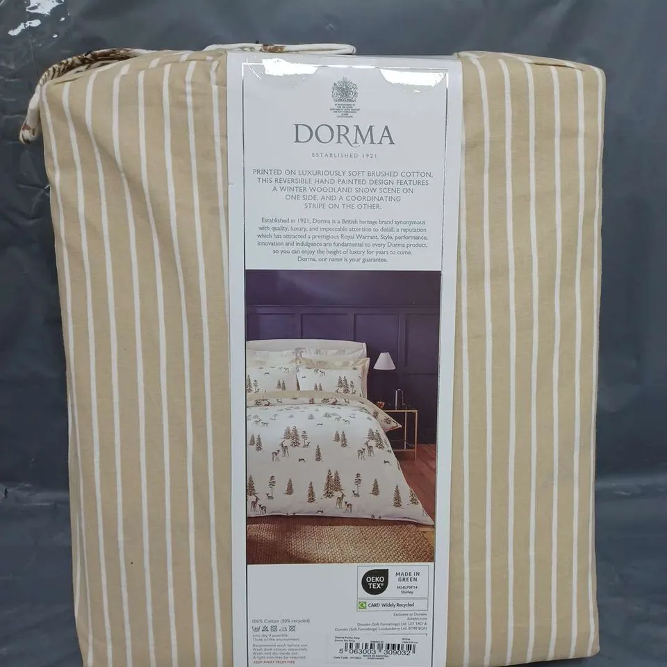 DORMA STAG KING SIZE DUVET COVER SET