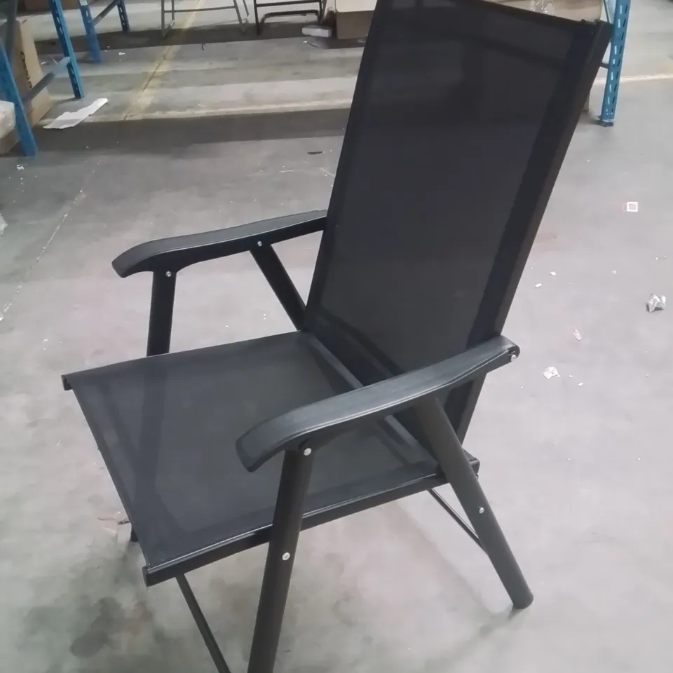 BOXED FOLDING PATIO DINING ARMCHAIR (SET OF 4)