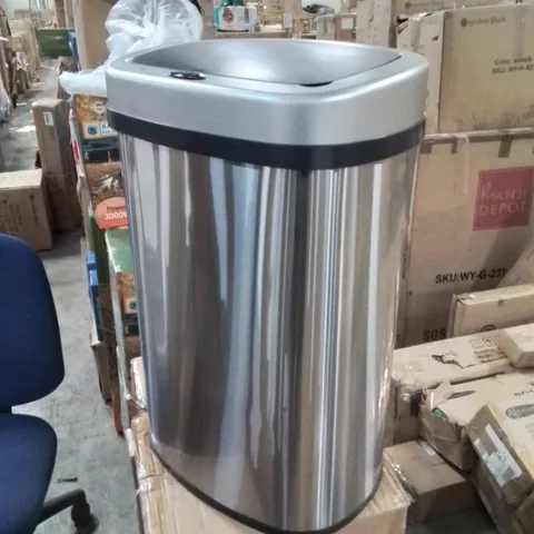 BOXED STAINLESS STEEL TOUCH LID BIN