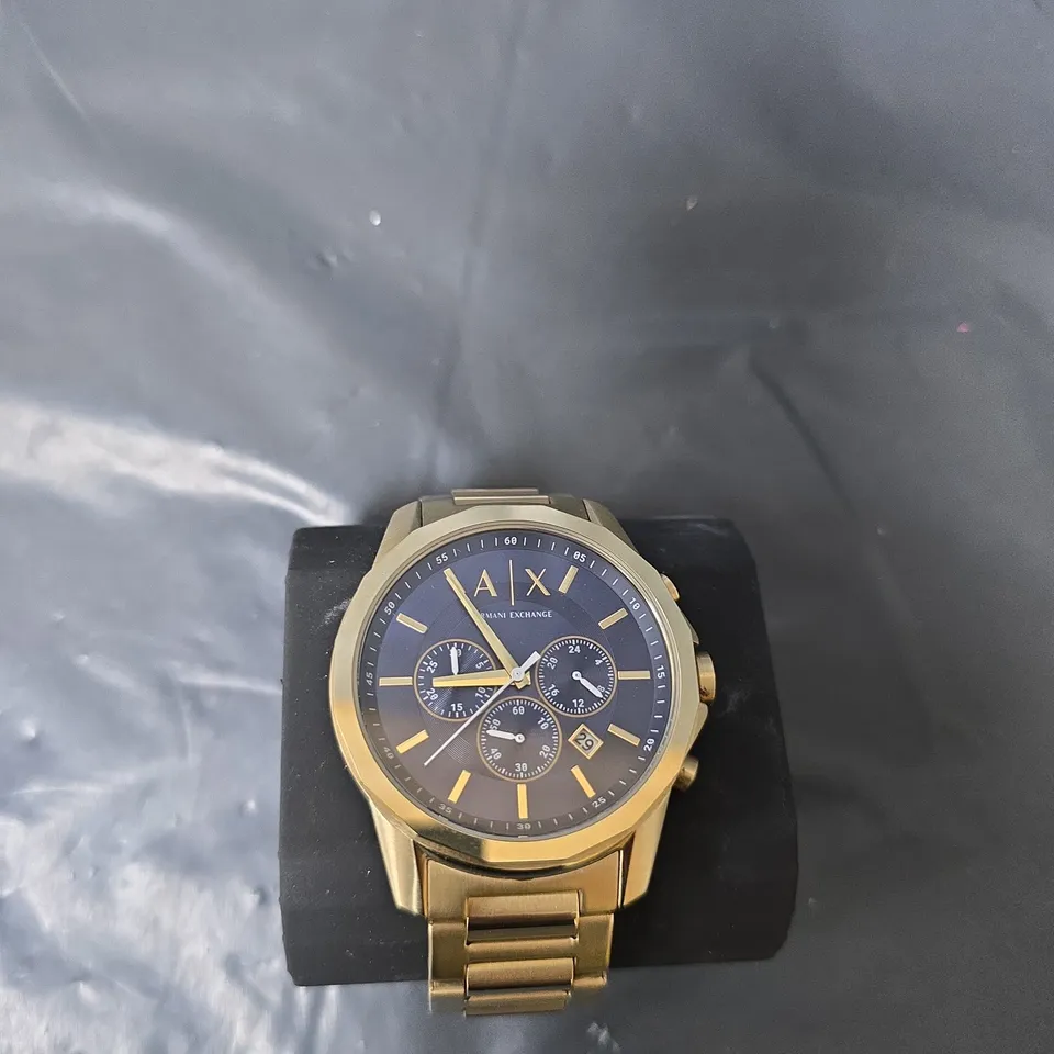 ARMANI EXCHANGE MEN'S CHRONOGRAPH, GOLD-TONE STAINLESS STEEL WATCH ONLY