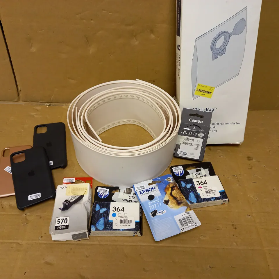 ASSORTED ITEMS 10pc INKS, FILTERS, COVING STRIP