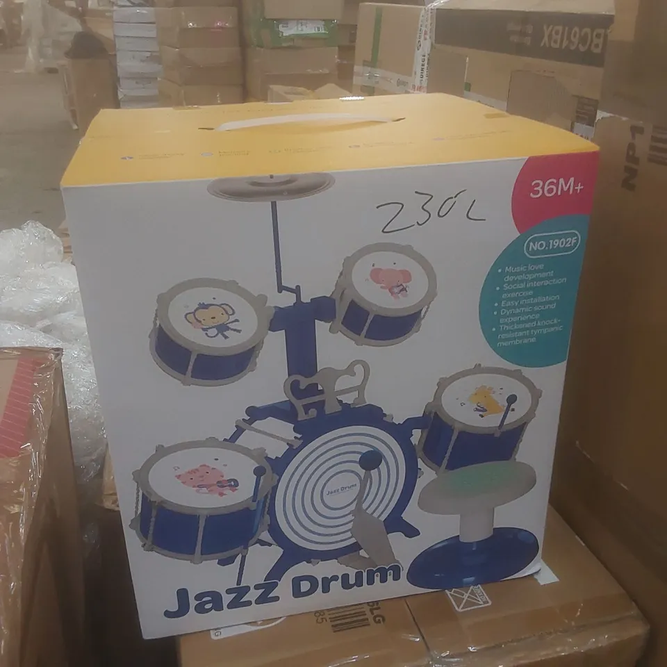 BOXED KIDS PLAY JAZZ DRUM 