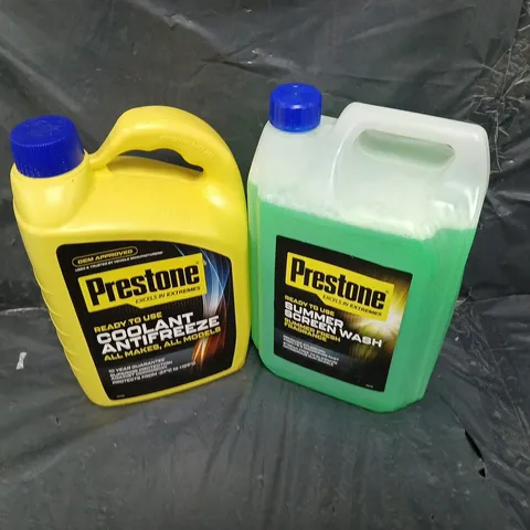 PRESTONE ANTIFREEZE AND SUMMER SCREEN WASH - COLLECTION ONLY 