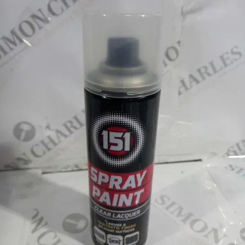 BOX OF 11 151 SPRAY PAINT CLEAR LACQUER SPRAY PAINT 