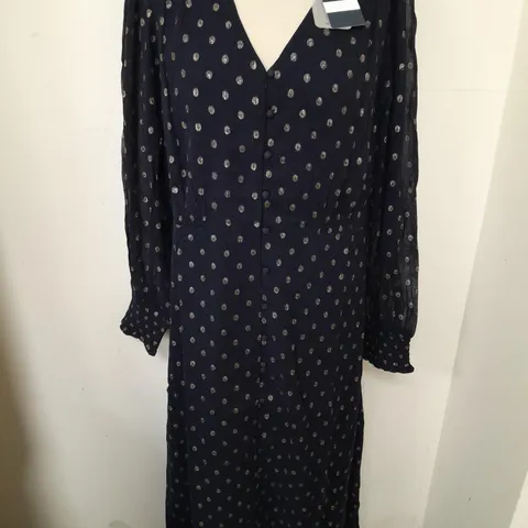 CREW CLOTHING VIXEN METAL DRESS - 16