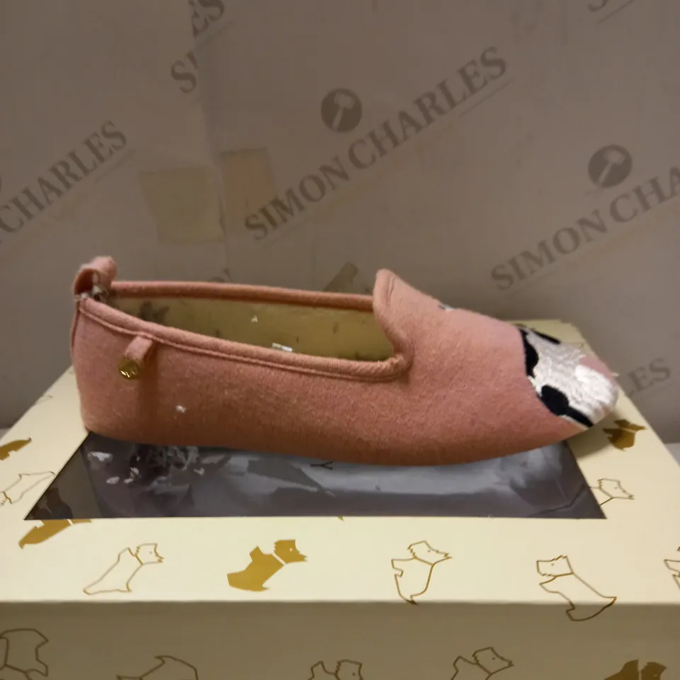 RADLEY HOUSE SHOE/SLIPPER, PINK - SIZE 4