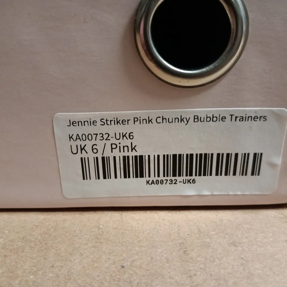 BOXED KOI JENNI STRIKER PINK CHUNKY BUBBLE TRAINERS – UK 6