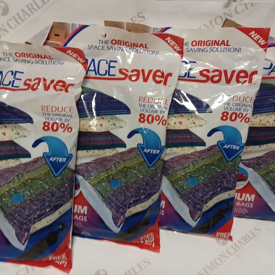 4 PACKS (6 BAGS PER PACK) SPACE SAVER VACUUM STORAGE BAGS 