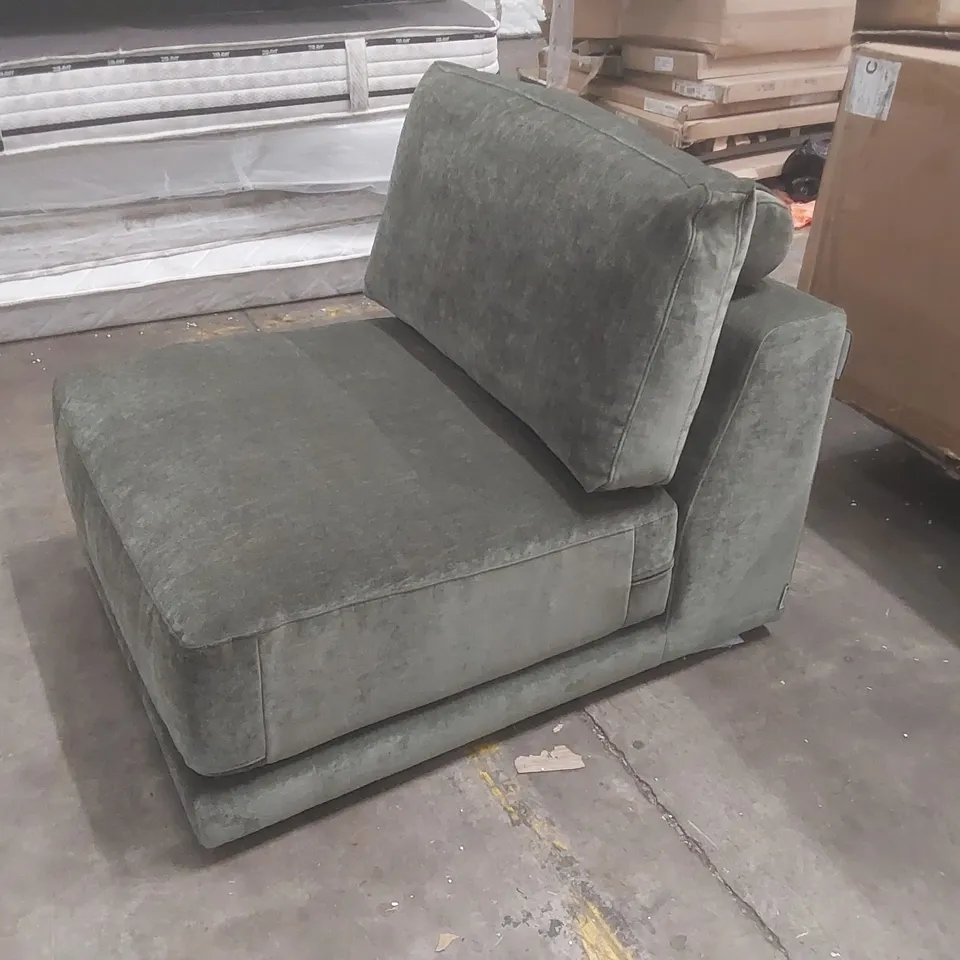 DANETTI EDEN DARK GREEN CHENILLE SOFA MODULE