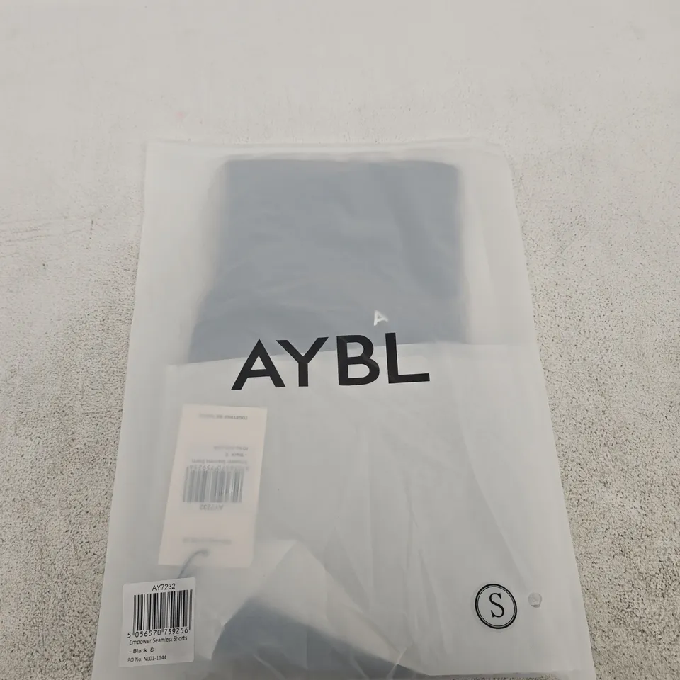 BAGGED AYBL EMPOWER SEAMLESS SHORTS – BLACK - SIZE S