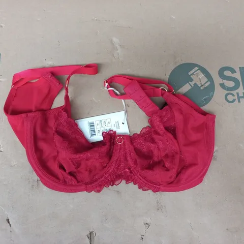 BRAVISSIMO LORETTA BRA IN RED SIZE UK 32F