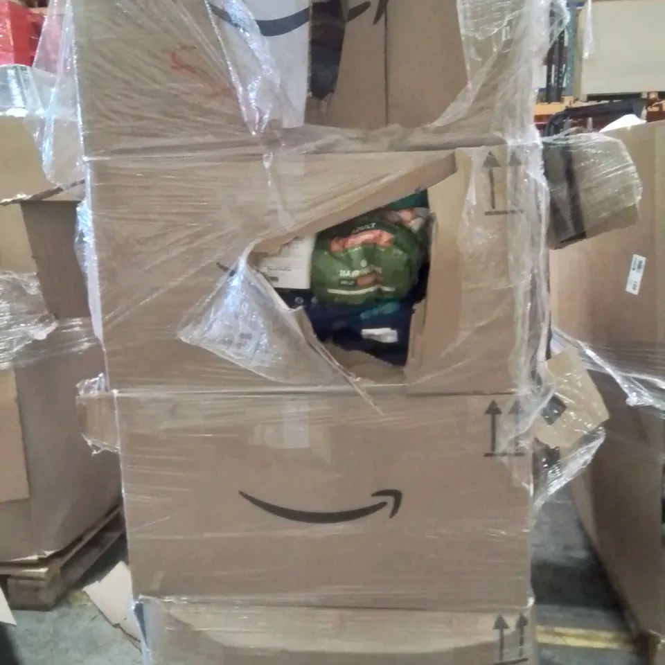 PALLET CONTAINING A LARGE QUANTITY OF PET FOOD
