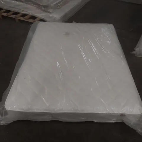 QUALITY BAGGED DOUBLE 135cm AIRSPRUNG LUXURY QUILTED MEDIUM MATTRESS