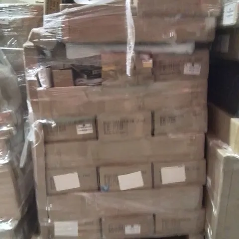 PALLET OF ASSORTED HOUSEHOLD GOODS AND PRODUCTS TO INCLUDE;KITCHEN TAP,FIRE DETECTORS,INDUCTION LAMPS