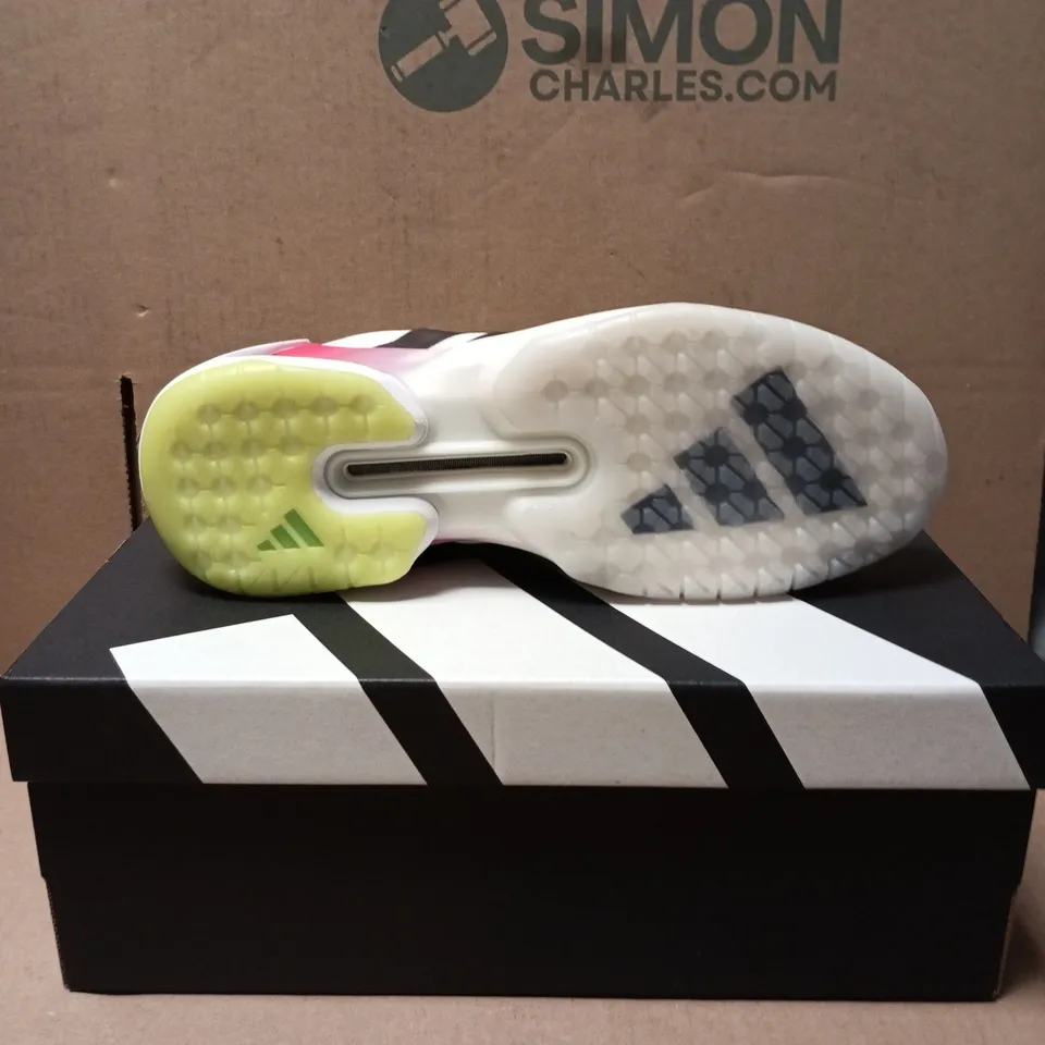 ADIDAS ADIZERO COUNTERBLAST TRAINERS WHITE MULTI SIZE 8.5
