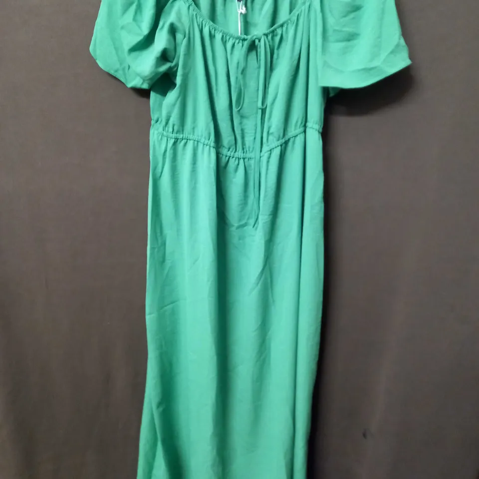 MAISON DE NIMES GYPSY DRESS IN GREEN - LARGE
