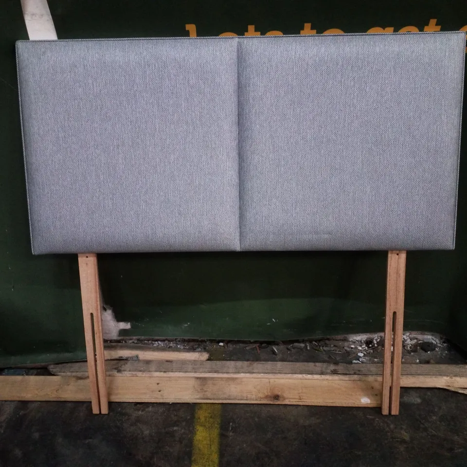 LIGHT GREY 4FT SMALL DOUBLE HEADBOARD 