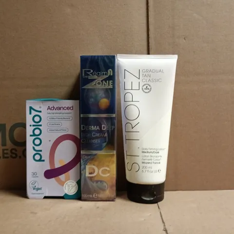 APPROXIMATELY 15 ASSORTED COSMETIC ITEMS TO INCLUDE ST. TROPEZ, PROBIO7, ETC - COLLECTION ONLY