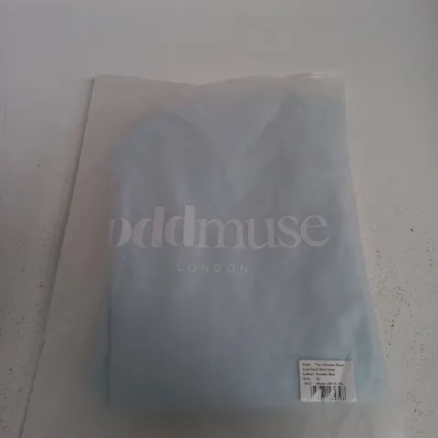 ODDMUSE LONDON THE ULTIMATE MUSE COWL NECK MAXI DRESS – POWDER BLUE – UK XL