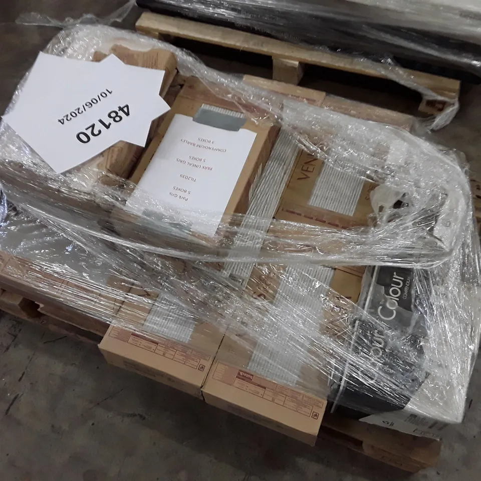 PALLET CONTAINING 13 BOXES OF MIXED TILES