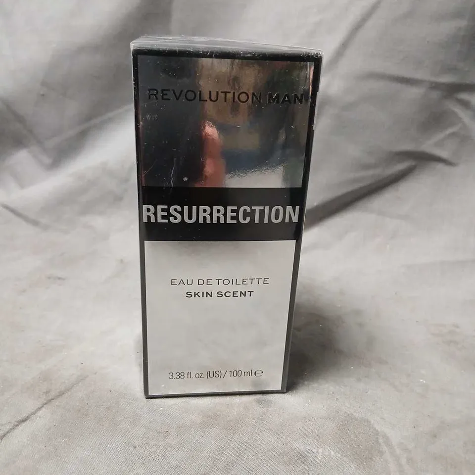 BOXED AND SEALED REVOLUTION MAN RESURRECTION EAU DE TOILETTE SKIN SCENT 100ML