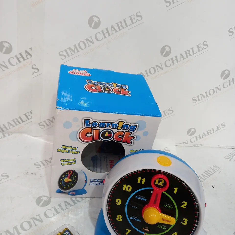 BOXED LEARNING CLOCK 3+ YEARS OLDS 