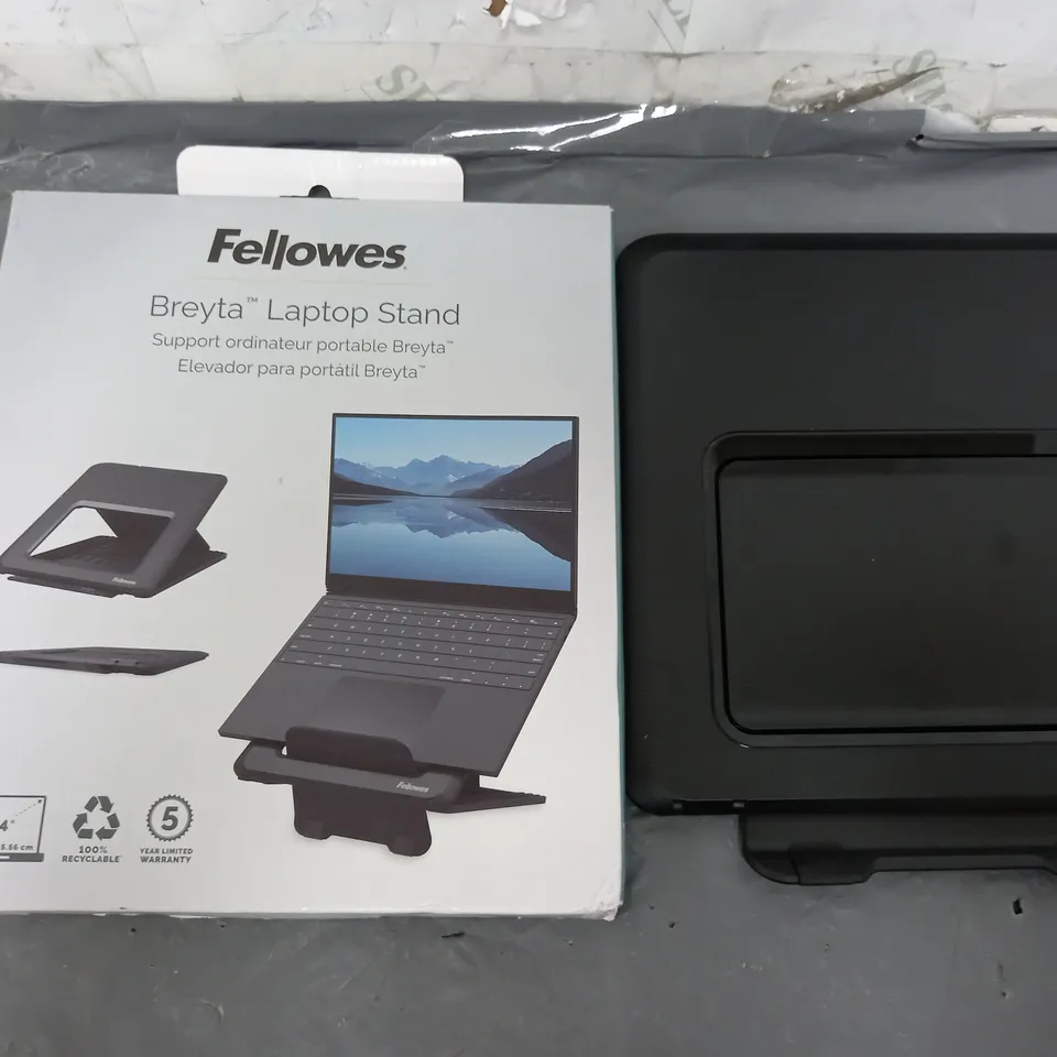 BOXED FELLOWES BREYTA LAPTOP STAND