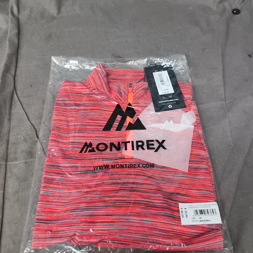 MONTIREX J TRAIL 2.0 1/4 ZIP JACKET –  SIZE L/B