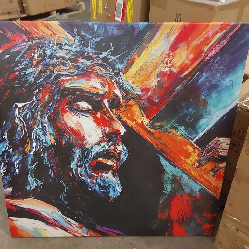 WRAPPED CANVAS JESUS CHRIST PAINTING